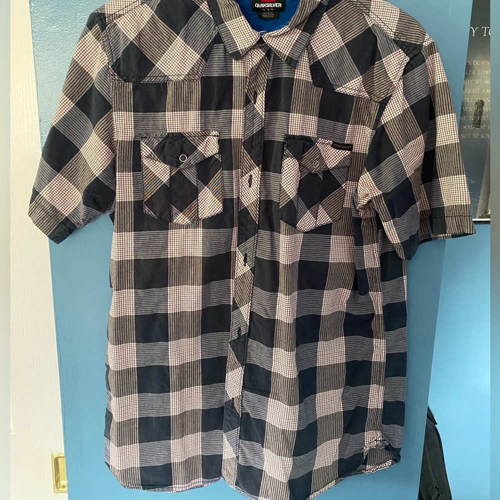 Quiksilver Plaid T-Shirt
